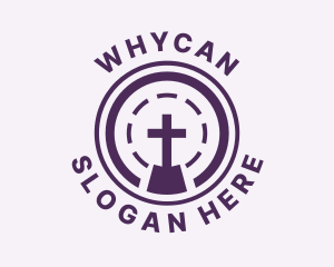 Purple Cross Worship Logo