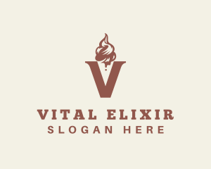 Ice Cream Dessert logo design