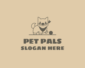 Shiba Inu Pet logo design