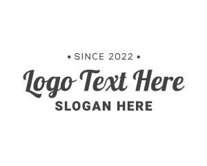 Black And White - Minimalist Elegant Business logo design
