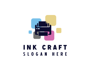 Ink - Color Printer Ink logo design