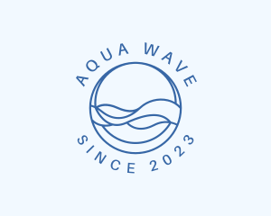 Blue Wave Company logo design