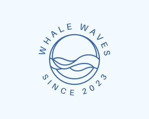 Blue Wave Company logo design