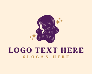 Wig - Beauty Hair Stylist logo design