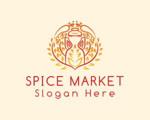 Herbs Spice Jar logo design