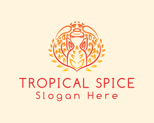 Herbs Spice Jar logo design