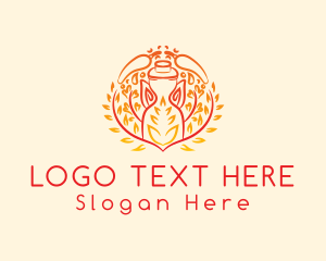 Food Blog - Herbs Spice Jar logo design
