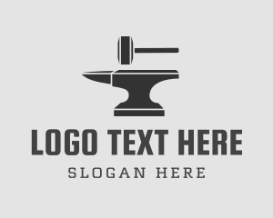 Tools - Craftsman Hammer Blacksmith logo design