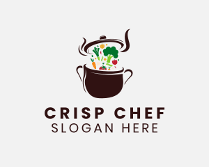 Vegetarian Meal Restaurant logo design