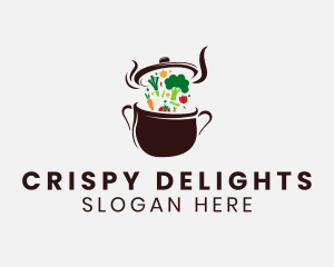 Fried - Vegetarian Meal Restaurant logo design