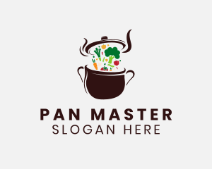 Vegetarian Meal Restaurant logo design