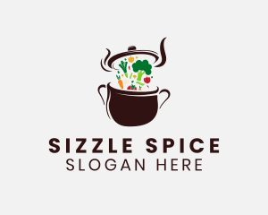 Saute - Vegetarian Meal Restaurant logo design