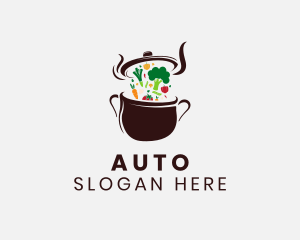Vegetable - Vegetarian Meal Restaurant logo design