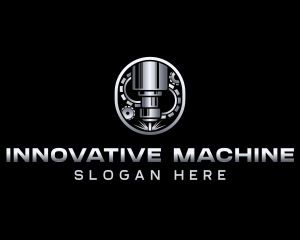 CNC Industrial Machine logo design