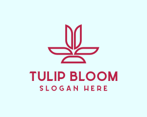 Tulip - Modern Flower Tulip logo design