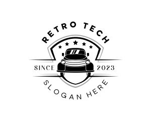 Retro Luxury Car logo design