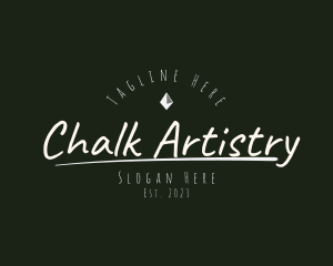 Chalk - Grunge Clothing Business logo design