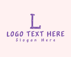 Text - Handwritten Playful Nursery logo design