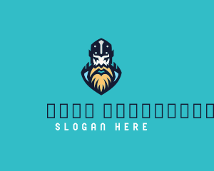 Mascot - Old Man Viking logo design