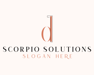 Elegant Minimalist Fashion logo design