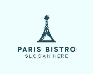 French Food Restaurant logo design