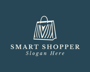 Shopper - Online Shopping Bag Arrow logo design