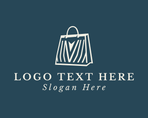 Comma - Online Shopping Bag Arrow logo design
