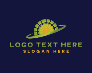 Energy Solar Panel logo design