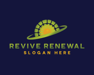 Energy Solar Panel logo design