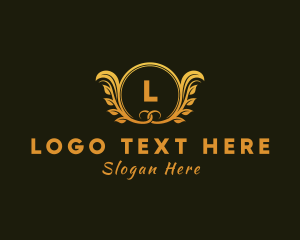 Luxurious Ornamental Leaf Boutique  Logo