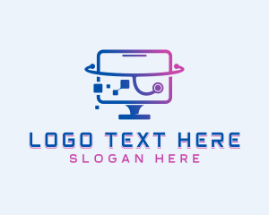 Developer - Tech Digital Computer logo design