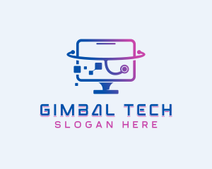 Tech Digital Computer logo design