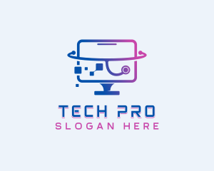 Pc - Tech Digital Computer logo design