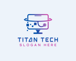 Tech Digital Computer logo design