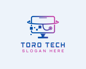 Tech Digital Computer logo design