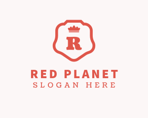 Red Crown Shield Firm logo design