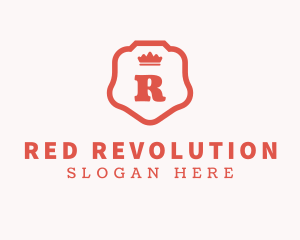 Red Crown Shield Firm logo design