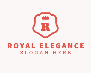 Red Crown Shield Firm logo design