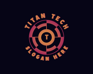 Technology Cyber App logo design