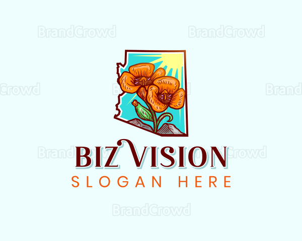 Arizona Lily Flower Logo