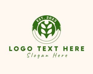 Produce - Organic Farming Plant logo design