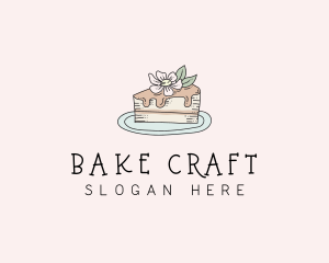 Cake Flower Sweet logo design