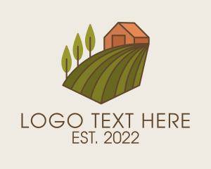 Agricultural - Farmer Field Nature logo design
