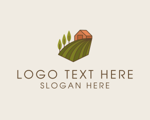 Farming - Farmer Field Nature logo design