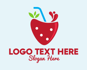 Fresh Strawberry Juice Logo