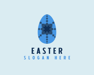 Decorative Egg Pattern logo design