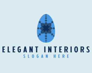 Decorative Egg Pattern logo design