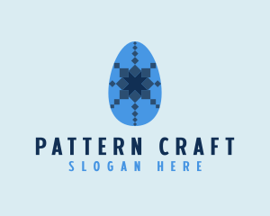 Decorative Egg Pattern logo design