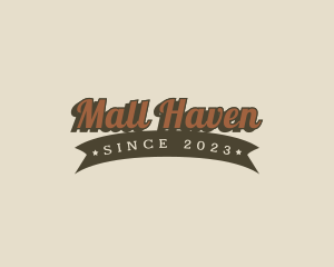 Retro Generic Shop logo design