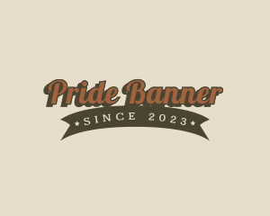 Retro Generic Shop logo design